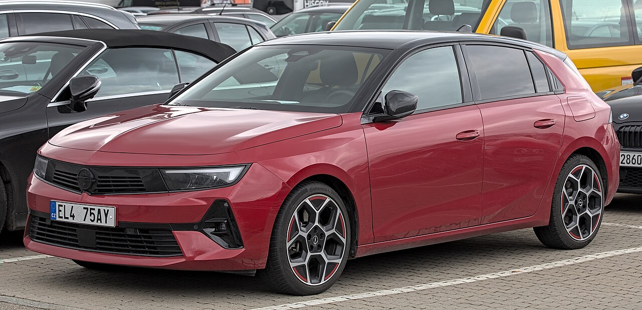 Opel Astra L, Aufnahme 2023. Nicht die angekündigte nächste Generation. Foto: Alexander Migl / Wikimedia Commons · CC BY-SA 4.0